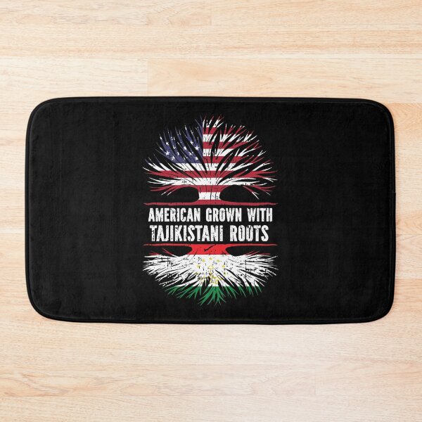 Item preview, American Grown with Tajikistani Roots USA Flag designed and sold by CosmoKitsch.