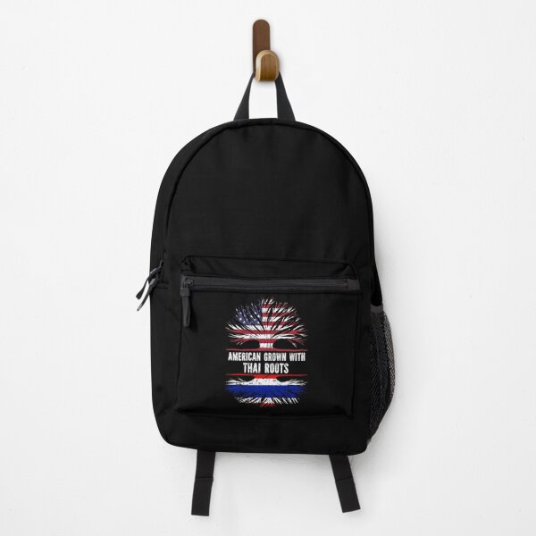 Item preview, American Grown with Thai Roots USA Flag designed and sold by CosmoKitsch.