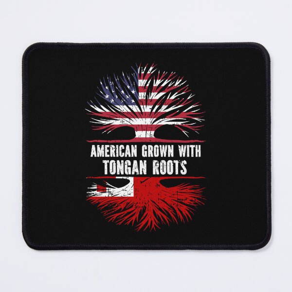 Item preview, American Grown with Tongan Roots USA Flag designed and sold by CosmoKitsch.