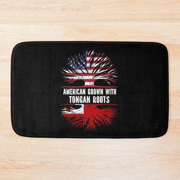 Item preview, American Grown with Tongan Roots USA Flag designed and sold by CosmoKitsch.