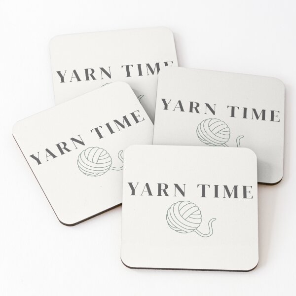 Item preview, Yarn Time - Cosy Crochet & Knitting Text Design designed and sold by SipAndStitchCo.