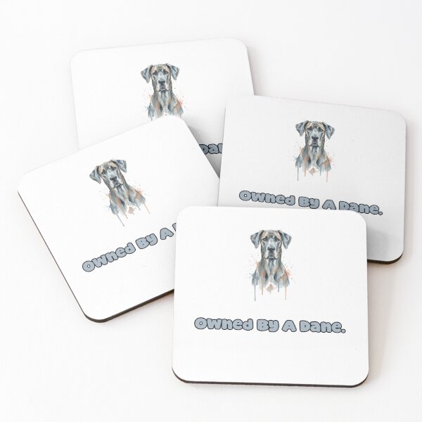 Item preview, Owned By A Dane Great Dane Dog Parent Humor designed and sold by NatureUnleashed.