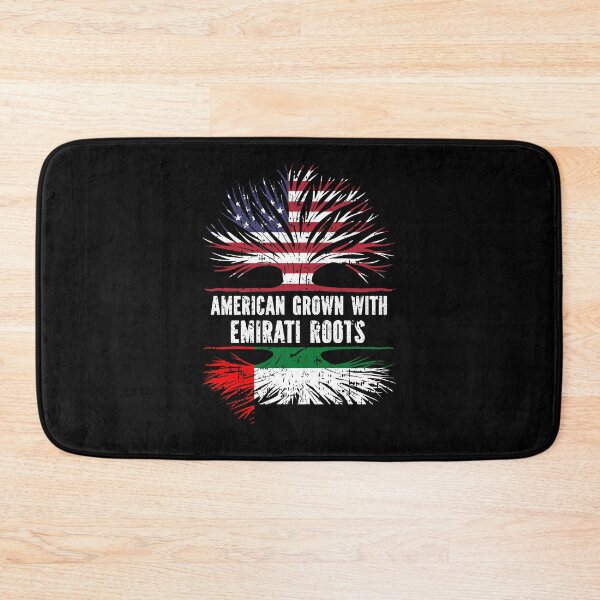 Item preview, American Grown with Emirati Roots USA Flag designed and sold by CosmoKitsch.