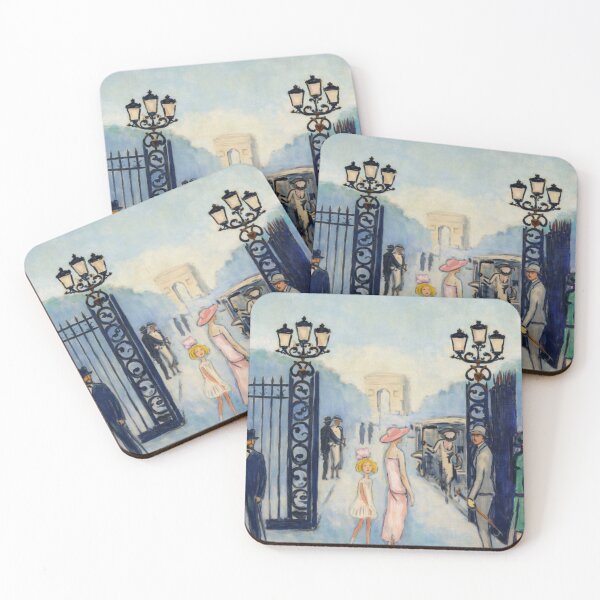 Item preview, La Porte Dauphine - Impressionist Paris Painting Mother Child Street Art Lovers designed and sold by RickE.