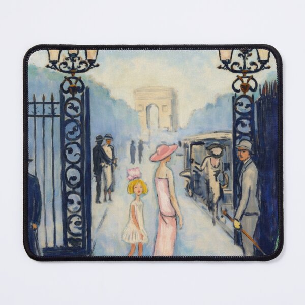 Item preview, La Porte Dauphine - Impressionist Paris Painting Mother Child Street Art Lovers designed and sold by RickE.