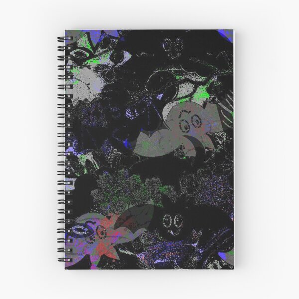 Item preview, Neon Bat with Flowers – Gothic Dark Nature Aesthetic Art designed and sold by BatNature.