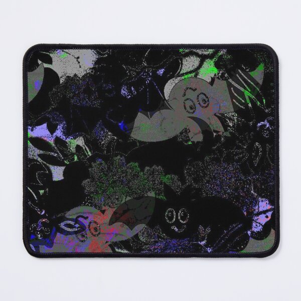 Item preview, Neon Bat with Flowers – Gothic Dark Nature Aesthetic Art designed and sold by BatNature.