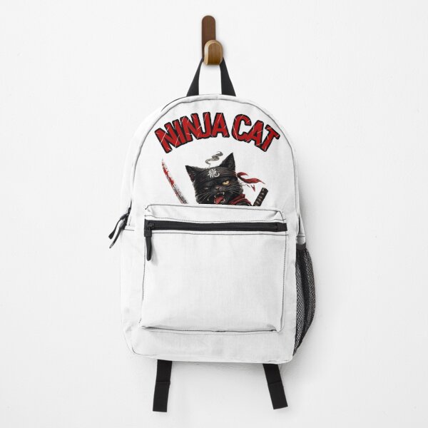 Item preview, Ninja Cat Samurai Warrior – Japanese Style Cat Design designed and sold by BlackCat Vibe.