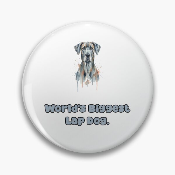 Item preview, World's Biggest Lap Dog Great Dane Humor Affection designed and sold by NatureUnleashed.