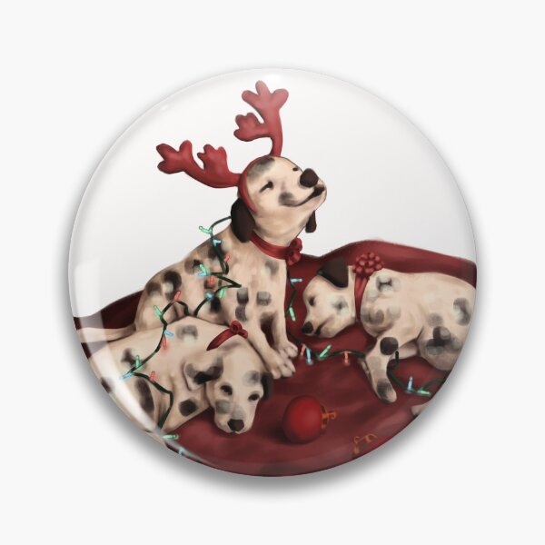 Item preview, Holiday Dalmatians designed and sold by noodaliesaloon.