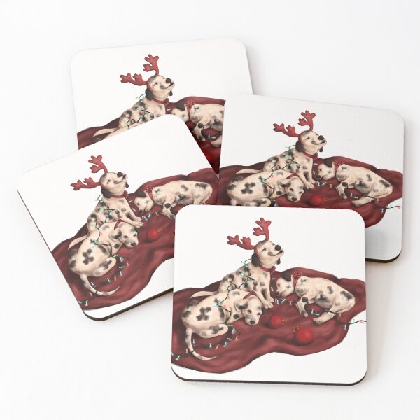 Item preview, Holiday Dalmatians designed and sold by noodaliesaloon.