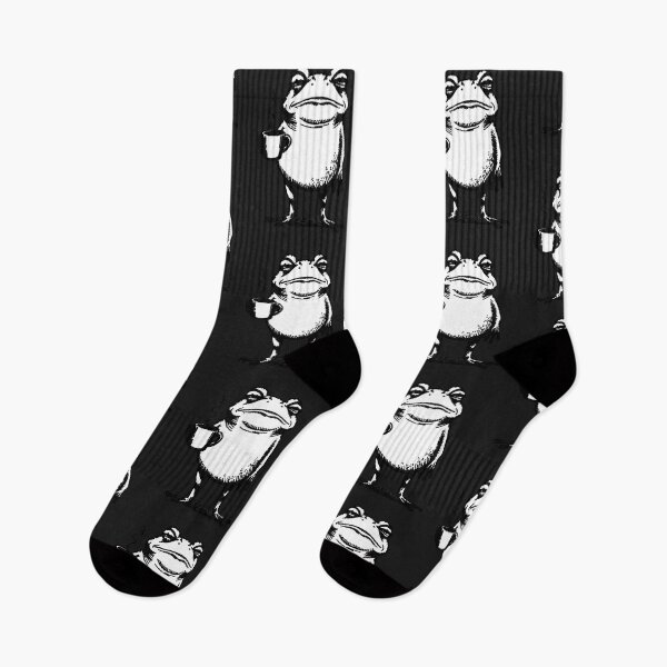 Item preview,  Funny Grumpy Frog Drinking Coffee Caffeine Lovers  Dad Mom designed and sold by erozzz.