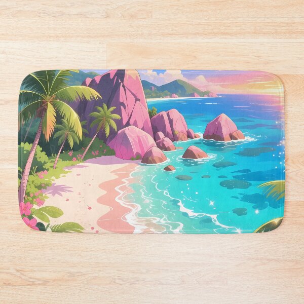 Item preview, The Pink Rock Beach designed and sold by David c.p JACQUEMET.