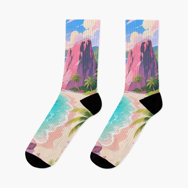 Item preview, The Pink Rock Beach designed and sold by David c.p JACQUEMET.