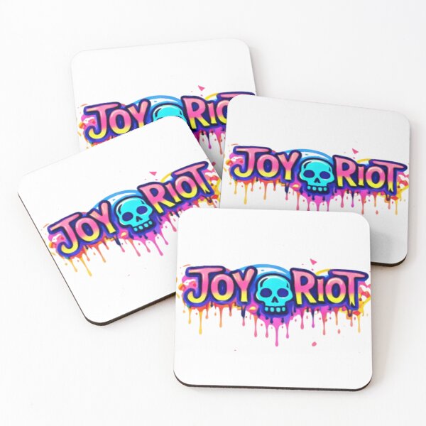 Item preview, Joy Riot – Cute Edgy Drip Skull Kawaii Design designed and sold by bloomandbeads.eu.