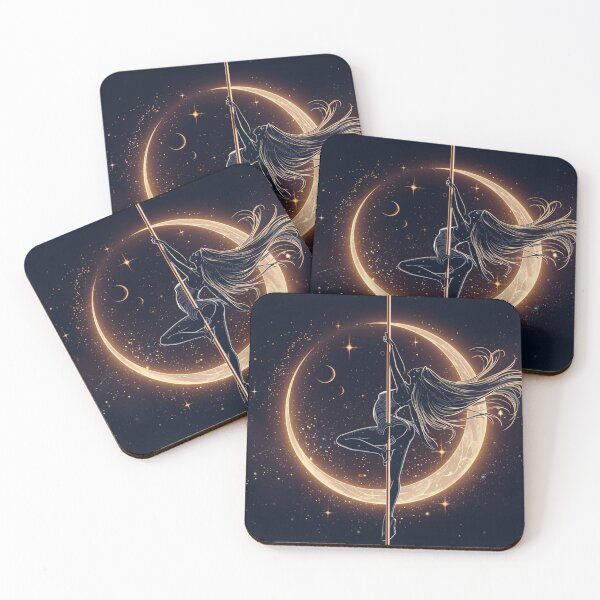 Item preview, Moonlight Dance - Pole Dance Design designed and sold by Stellar Motion by Kornelia.