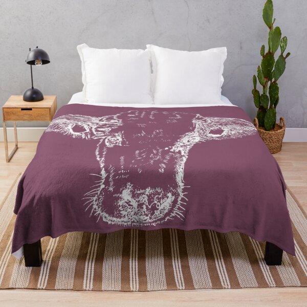 Item preview, Dairy Cow - Light Lines - (#854C65) designed and sold by The Stippler Process.