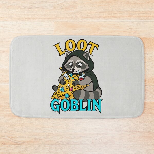 Item preview, Loot Goblin - Funny RPG Raccoon Rogue designed and sold by DigitalGlade.