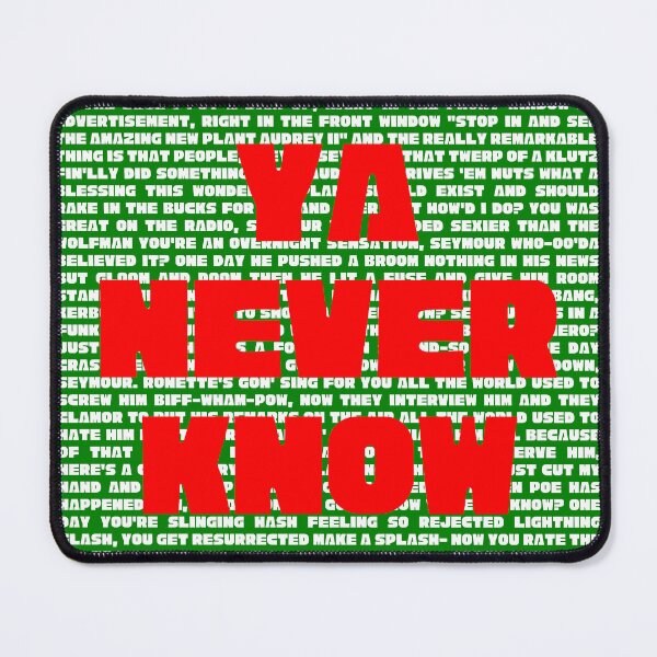 Item preview, Little shop of horrors Lyrics designed and sold by broadwaygirl142.