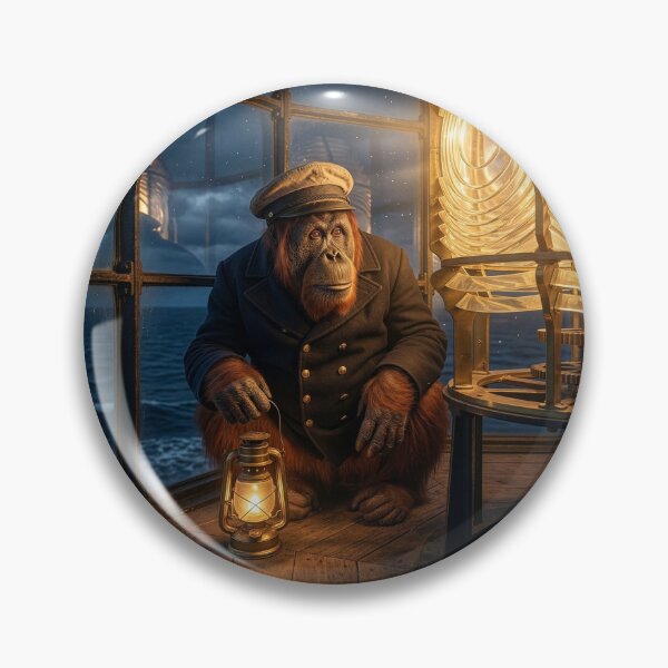 Item preview, Orangutan Lighthouse Keeper Does a Bang-Up Job designed and sold by Tridentulus.