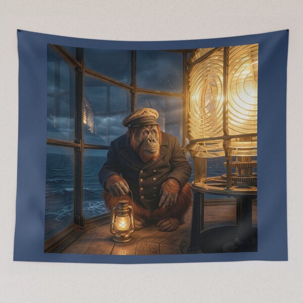 Item preview, Orangutan Lighthouse Keeper Does a Bang-Up Job designed and sold by Tridentulus.