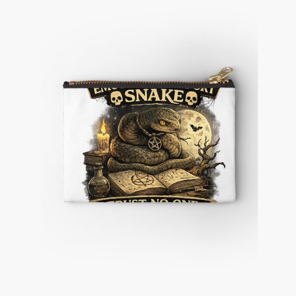 Item preview, Emotional Support Snake – Trust No One Gothic Occult Snake Shirt designed and sold by MoodMinistry.