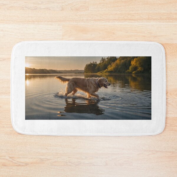 Item preview, Golden Retriever by the Lakeshore designed and sold by adill72.