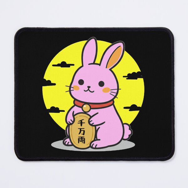 Item preview, Lucky Fortune Rabbit Pink designed and sold by UsagiPrint.