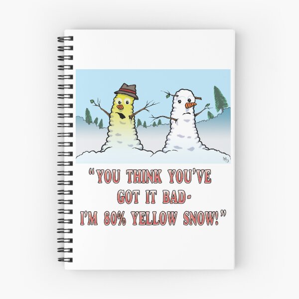 Aperçu de l'œuvre Cette blague sur la neige jaune ! créée et vendue par RKD-Creative.