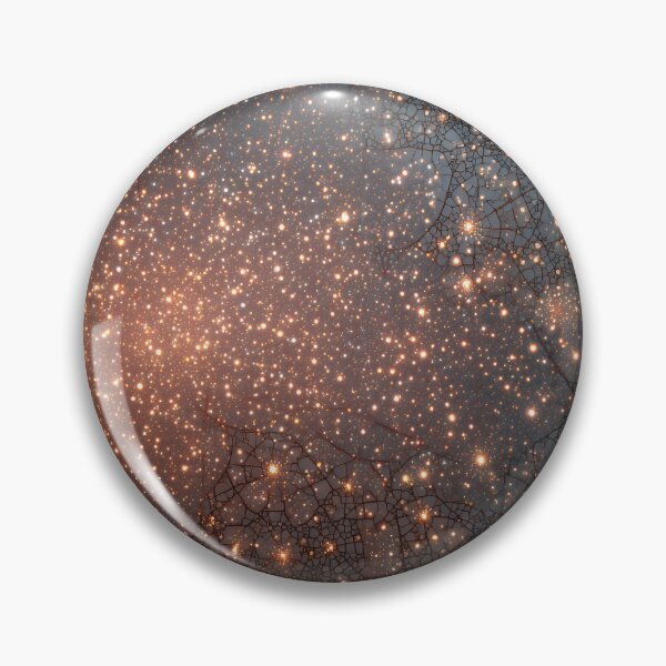 Item preview, Cracked Cosmic Nebula in Glowing Orange Stars - Mosaic Space Abstract Art designed and sold by EK-World.