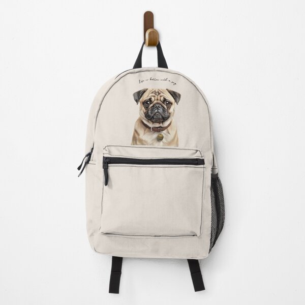 Item preview, Life is Better with a Pug designed and sold by The Artful Paw.