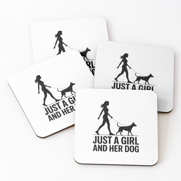 Item preview, Just a Girl and Her Dog designed and sold by jkrphoto.