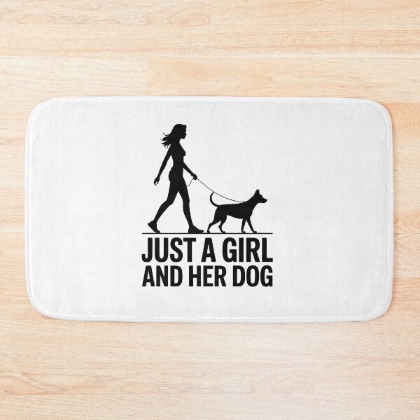 Item preview, Just a Girl and Her Dog designed and sold by jkrphoto.