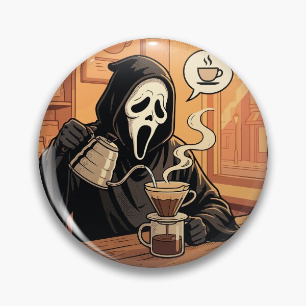 Item preview, Ghostface (Scream) coffee addict v60 designed and sold by tigrootiger.