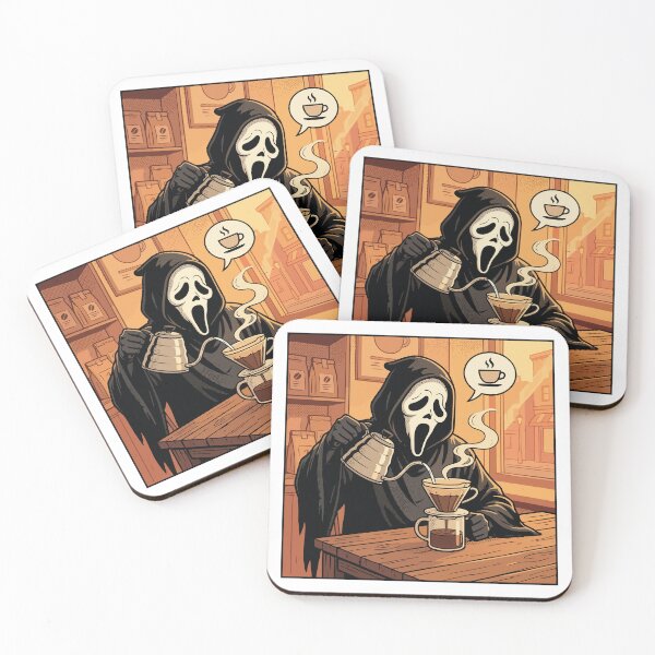 Item preview, Ghostface (Scream) coffee addict v60 designed and sold by tigrootiger.