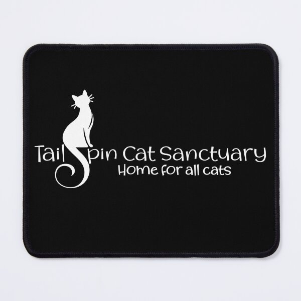 Item preview, Tailspin Cat Sanctuary full logo in white designed and sold by Miscelenious.