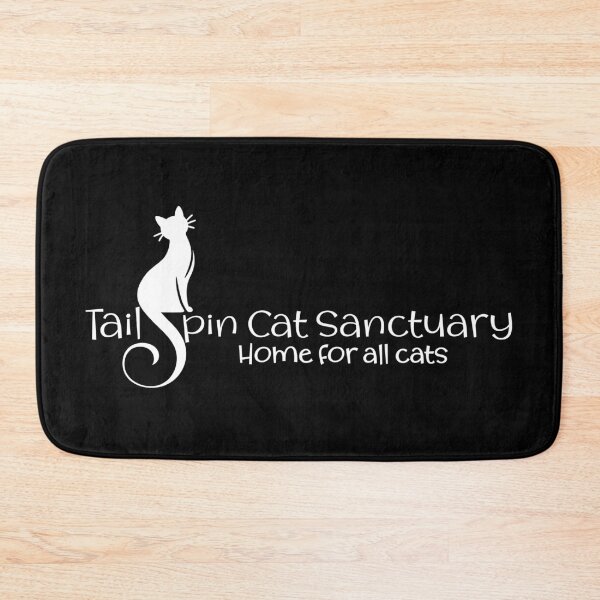 Item preview, Tailspin Cat Sanctuary full logo in white designed and sold by Miscelenious.