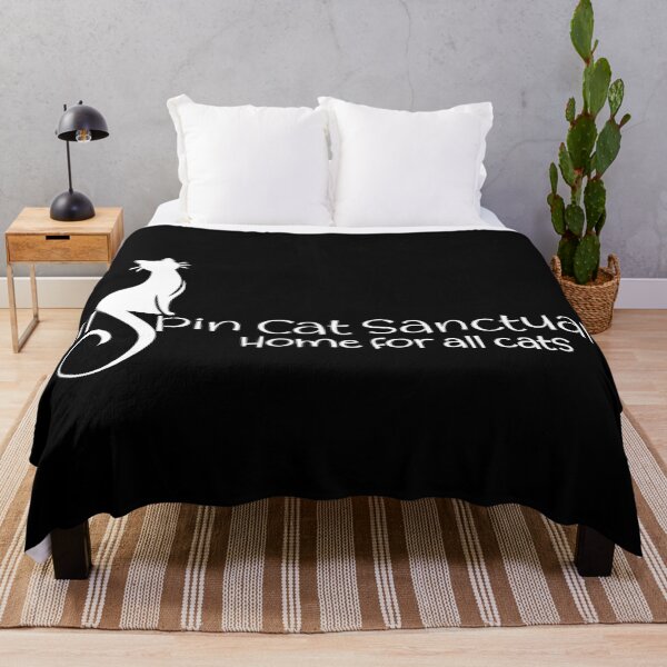 Item preview, Tailspin Cat Sanctuary full logo in white designed and sold by Miscelenious.