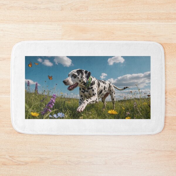 Item preview, Dalmatian Sprinting Through Spring Field  designed and sold by adill72.
