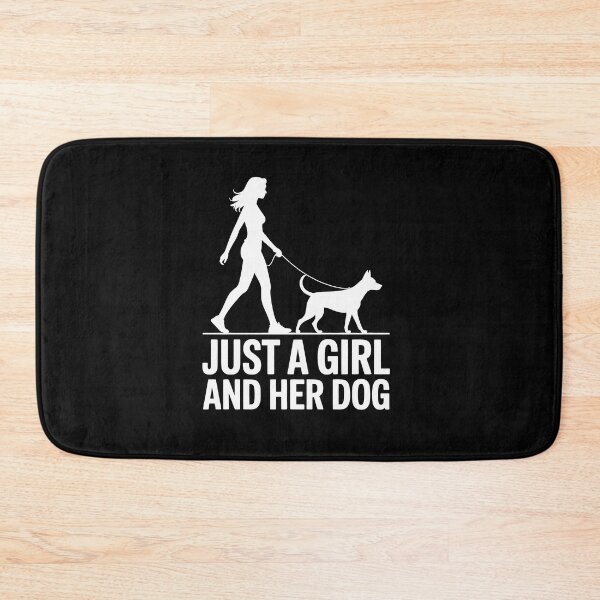 Item preview, Just a Girl and Her Dog designed and sold by jkrphoto.
