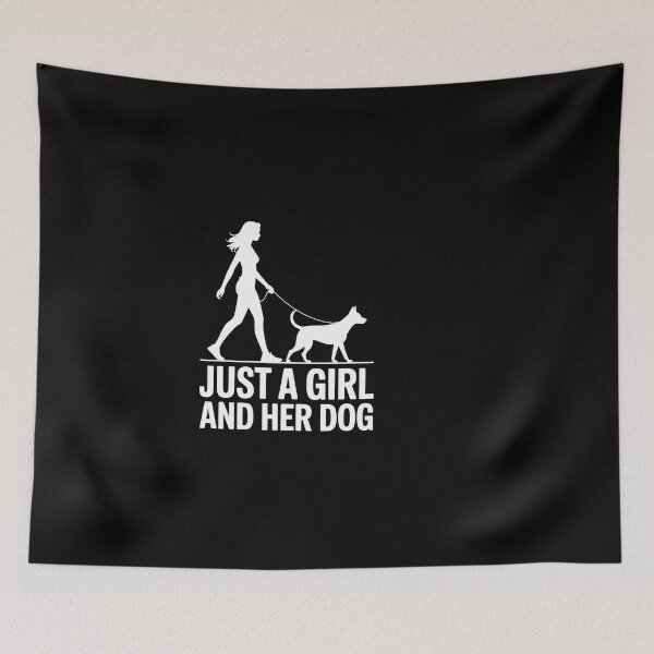 Item preview, Just a Girl and Her Dog designed and sold by jkrphoto.