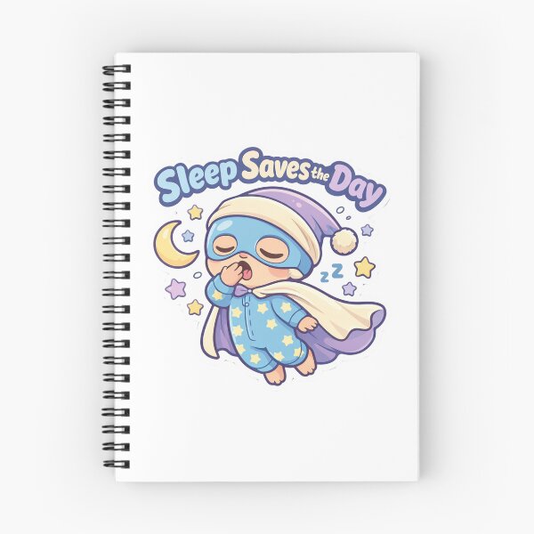 Item preview, Sleep Saves The Day - Cute Sleepy Superhero Sticker designed and sold by inaveed.