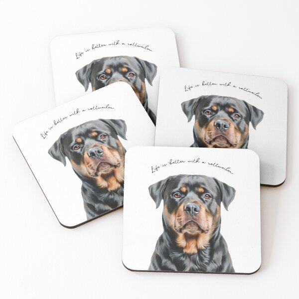 Item preview, Life is Better with a Rottweiler designed and sold by The Artful Paw.