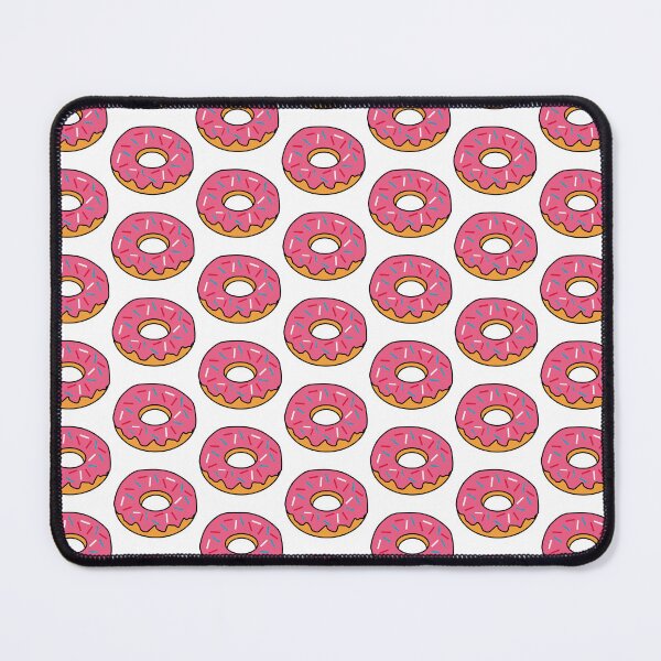 Item preview, Vibrant Pink Glazed Donut with Colorful Sprinkles Illustration designed and sold by Vision Crafted.