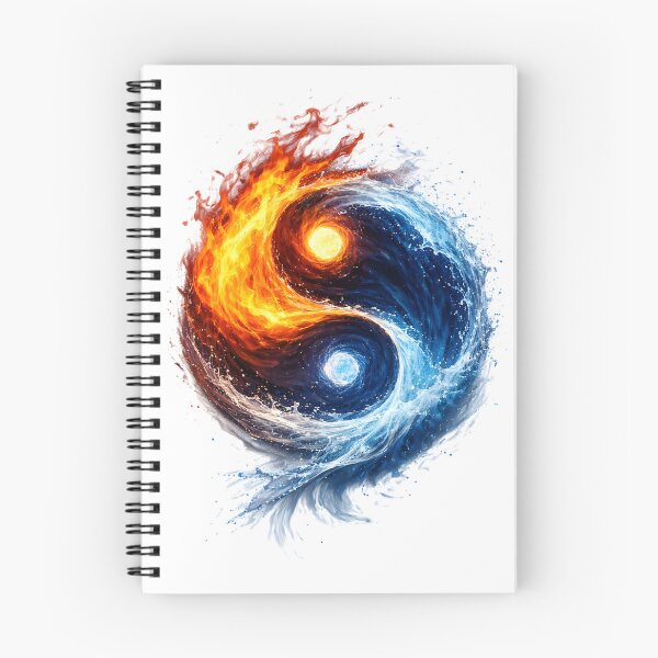 Item preview, Elemental Collision Yin Yang Fire and Water Balance designed and sold by Hepic.