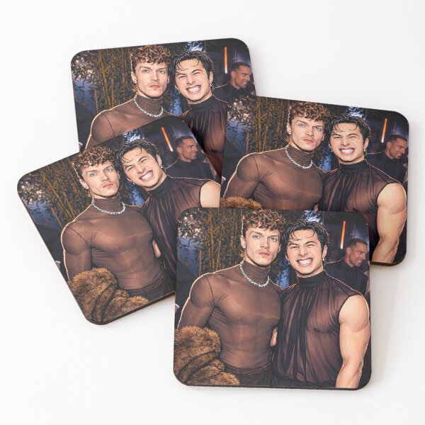 Item preview, Hudson Williams and Connor Storrie from heated rivalry (fan art) designed and sold by PopCultureAndStuff.