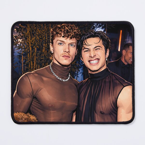 Item preview, Hudson Williams and Connor Storrie from heated rivalry (fan art) designed and sold by PopCultureAndStuff.