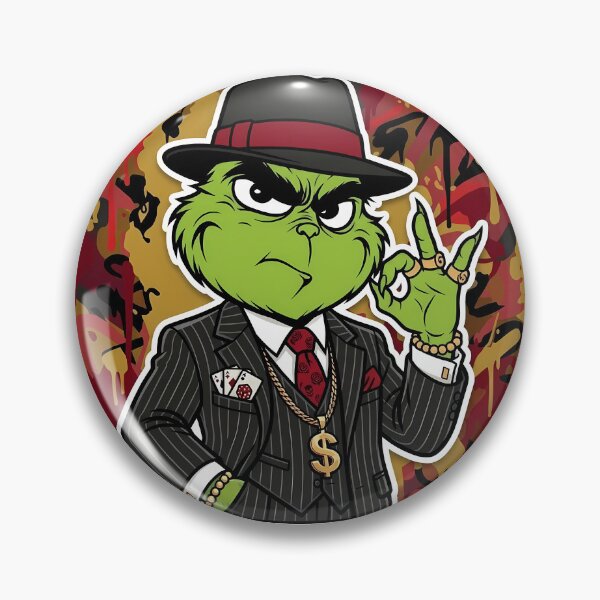 Item preview, Grinch Gangster designed and sold by Catrina luna.