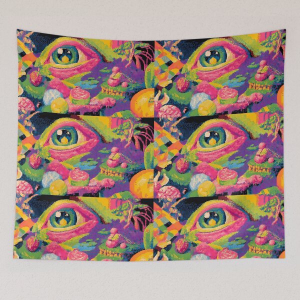 Item preview, Eye Retro Pixel Art 8Bit Illustration Aesthetic Landscapes  designed and sold by ART ATTACK ZONE.