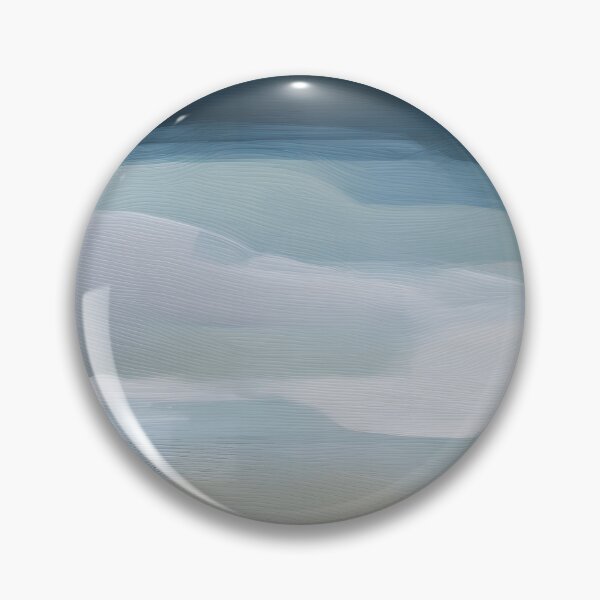 Item preview, Serene Minimalist Abstract Seascape in Soft Teal and Beige Tones designed and sold by EK-World.